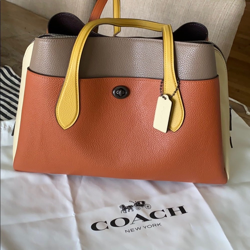 Coach Colorblock Lora Carryall